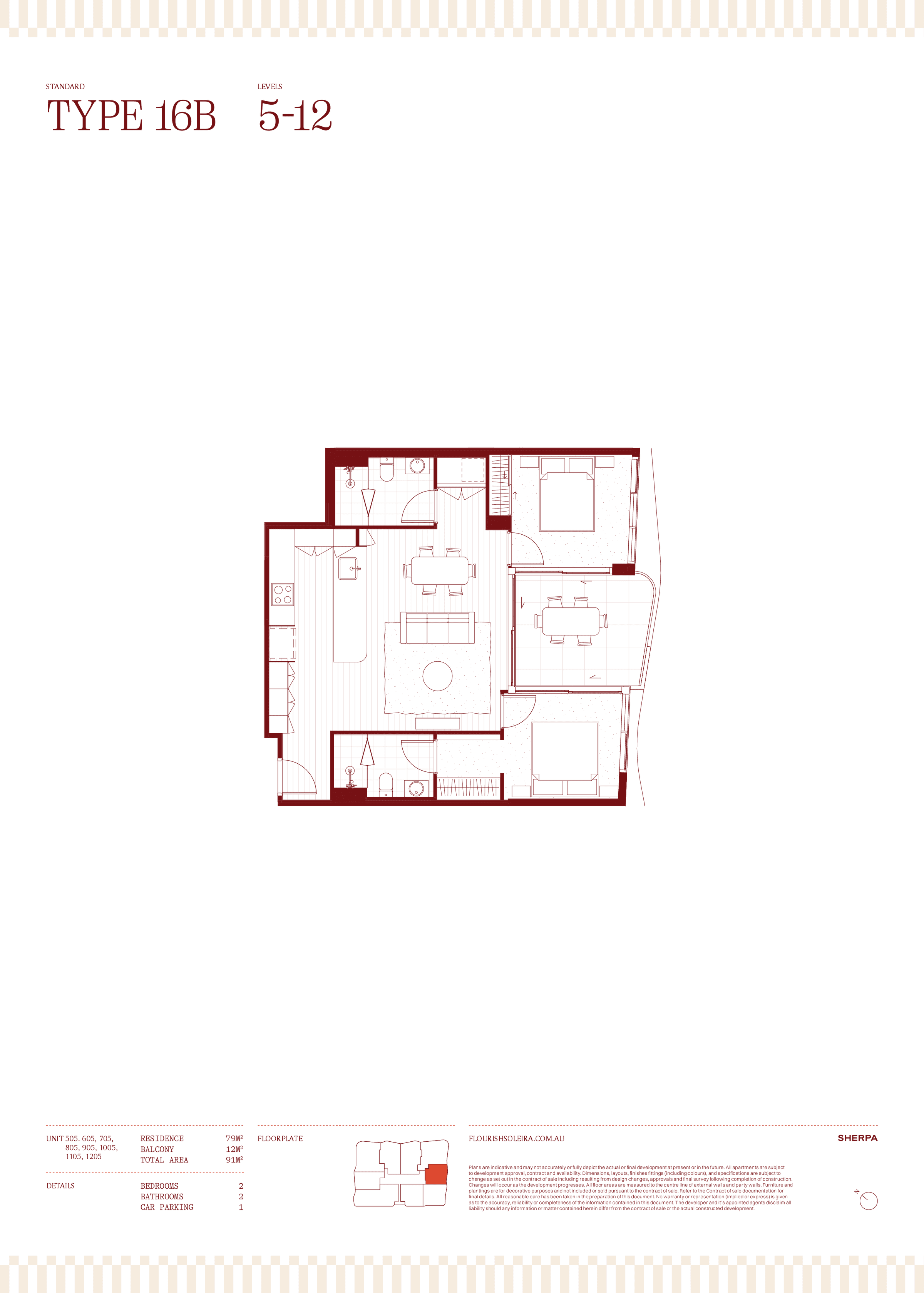 Floor plan, Type 16B