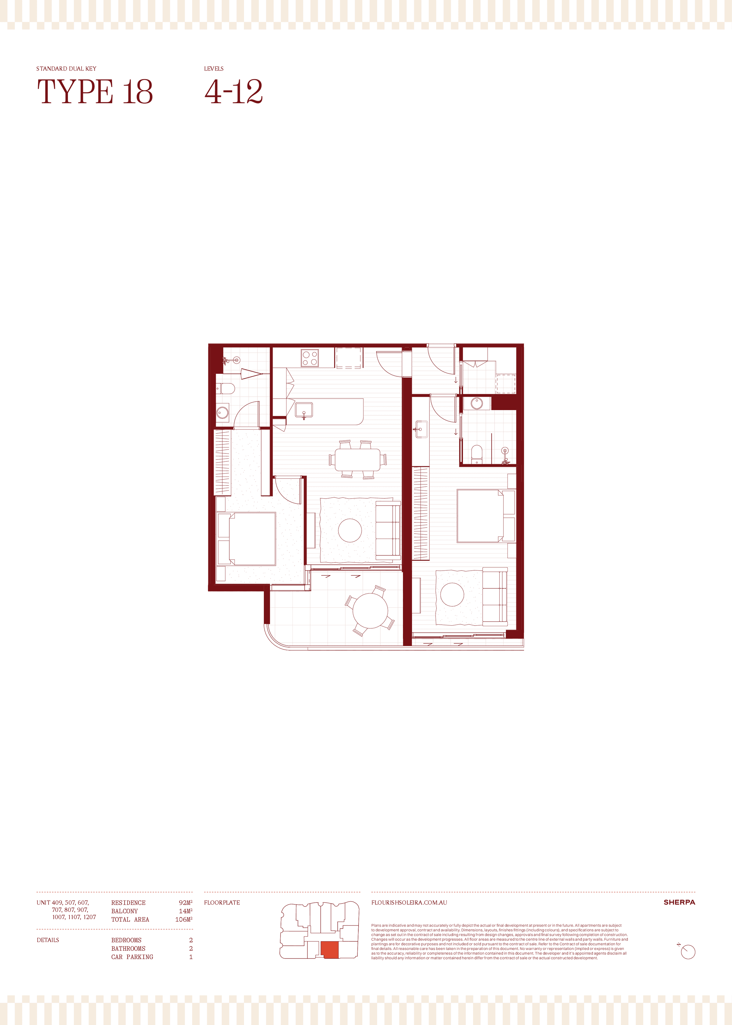 Floor plan, Type 18