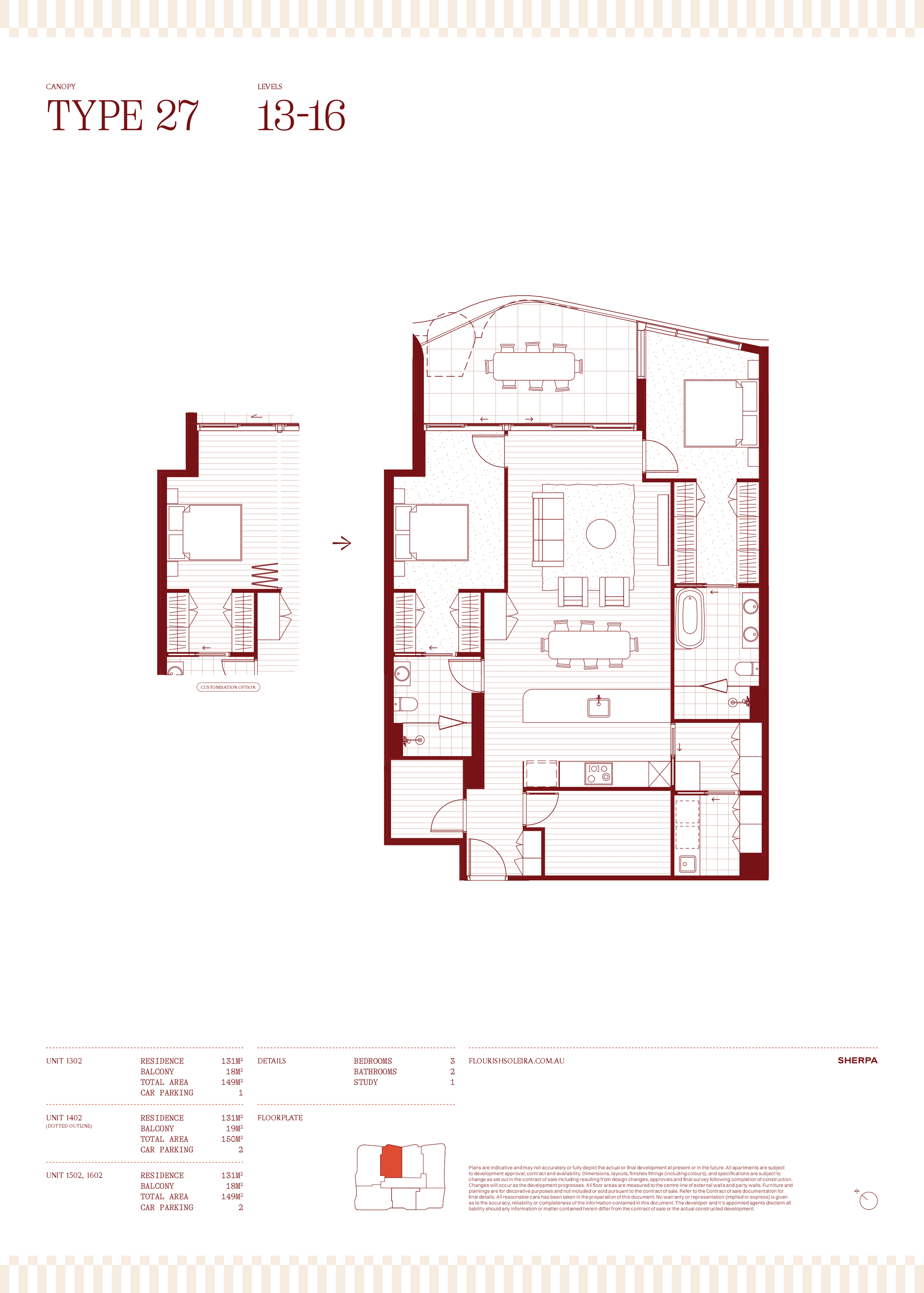 Floor plan, Type 27A