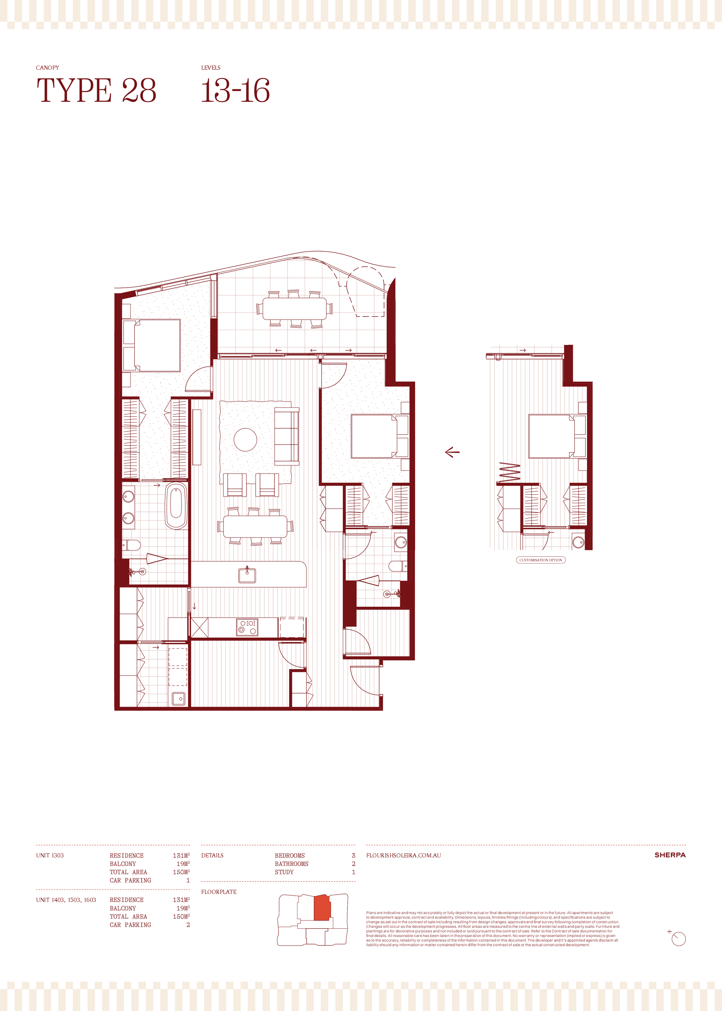 Floor plan, Type 28A