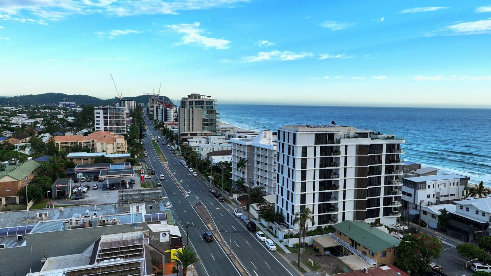 View from Residence 1001, looking left 30°