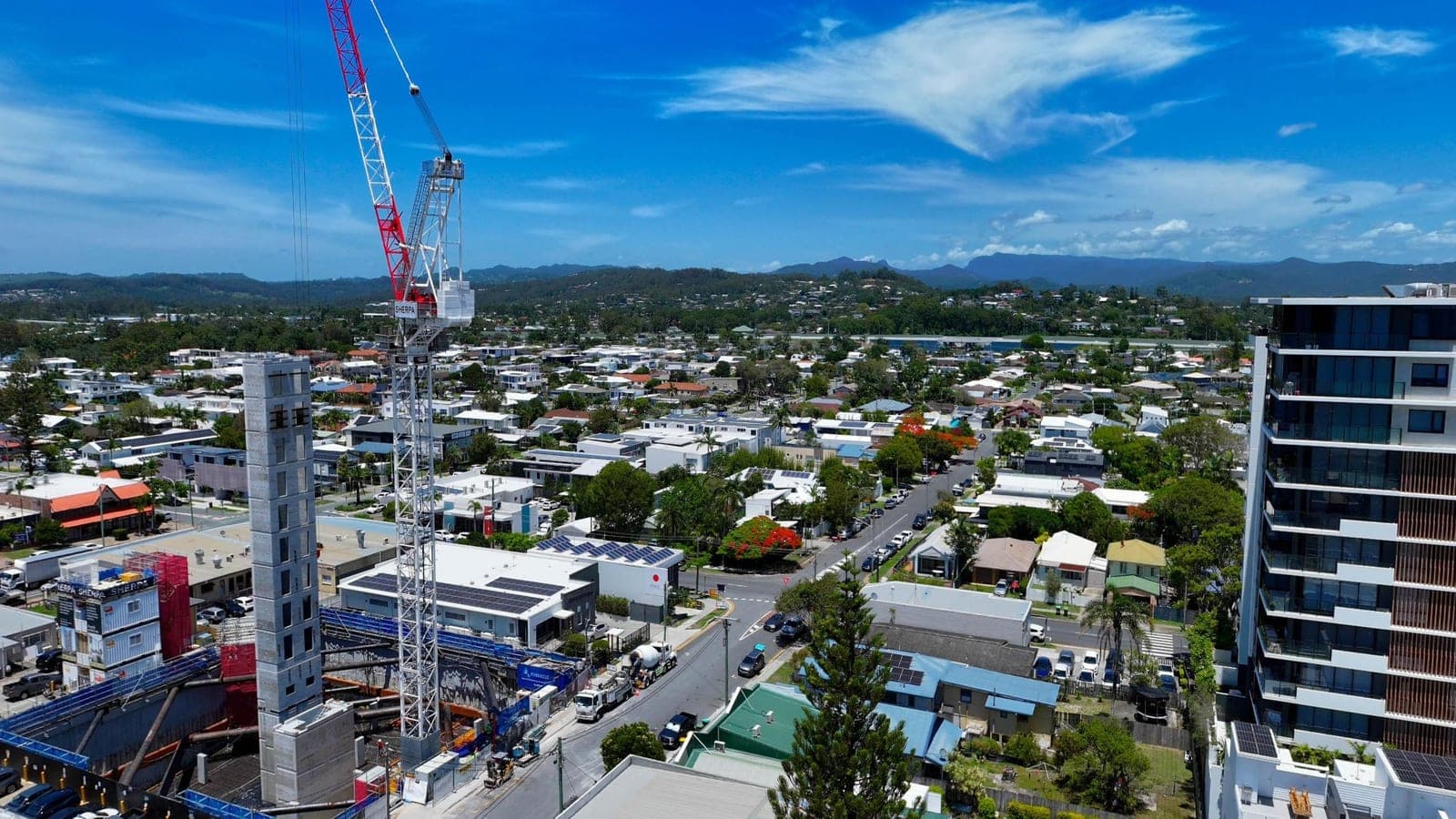 View from Residence 1207, looking left 15°