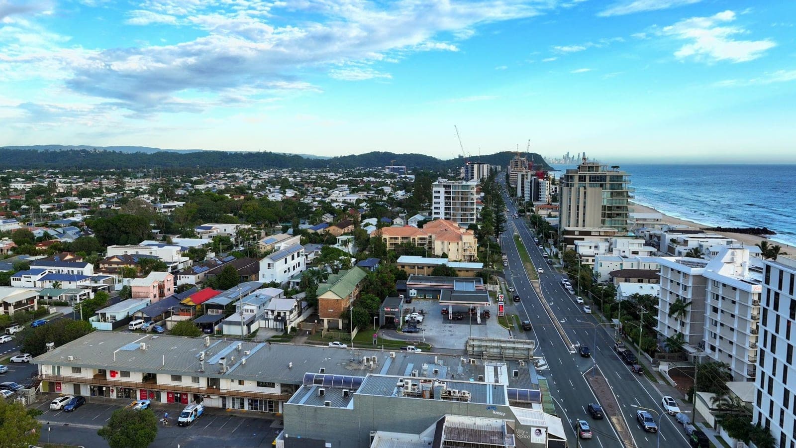 View from Residence 1301, looking left 15°