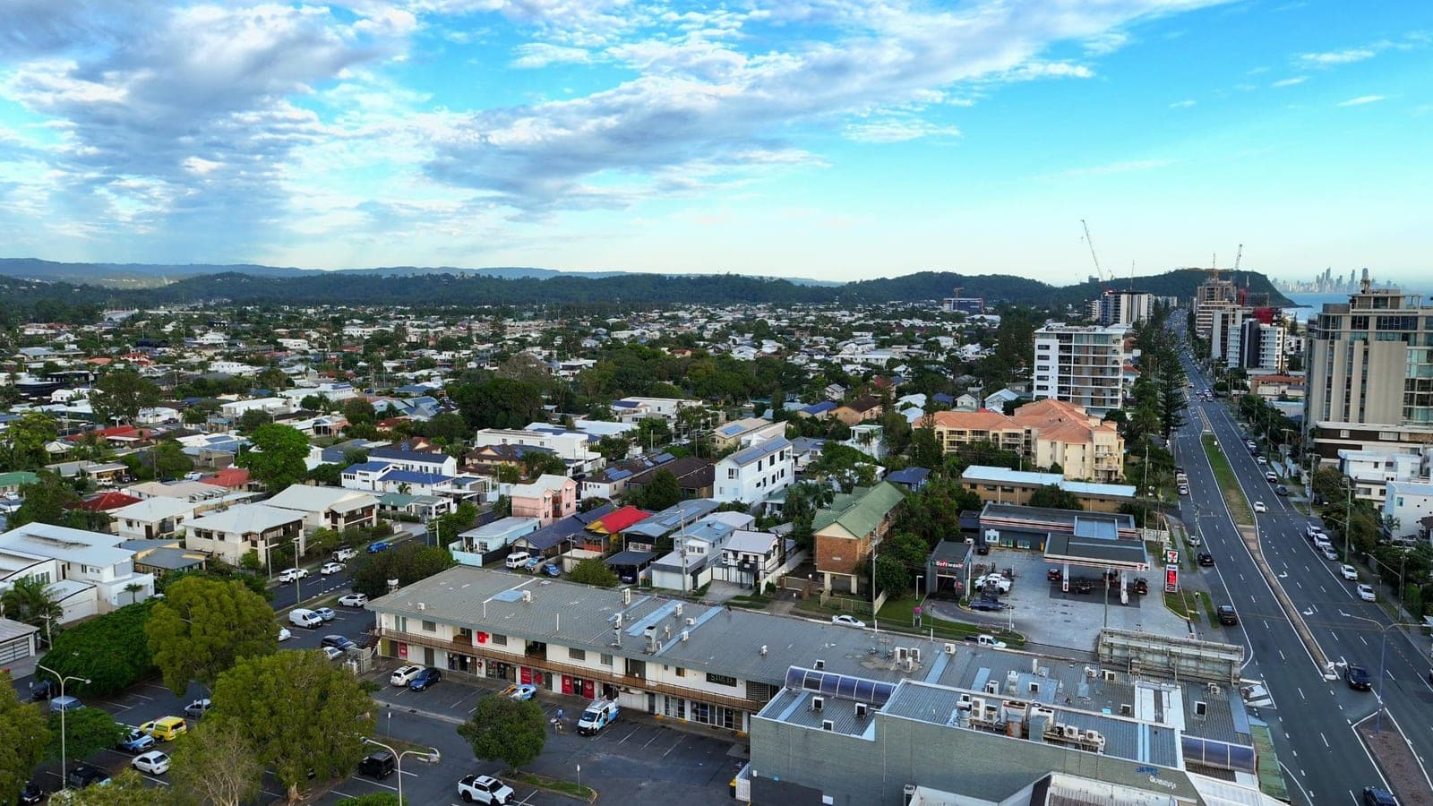 View from Residence 1301, looking left 30°
