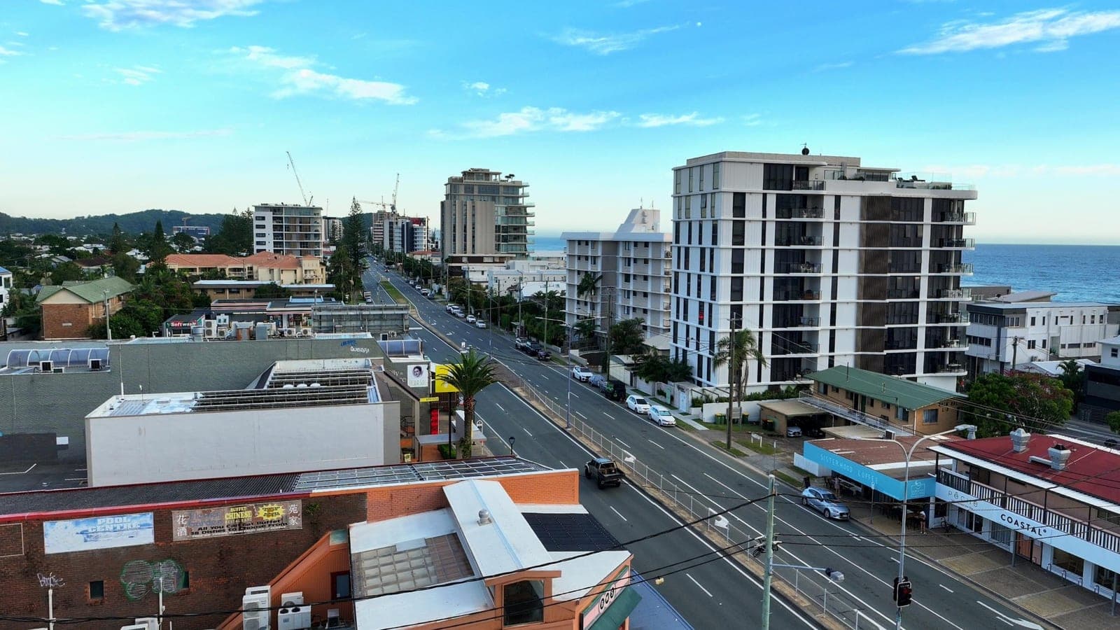 View from Residence 501, looking left 30°