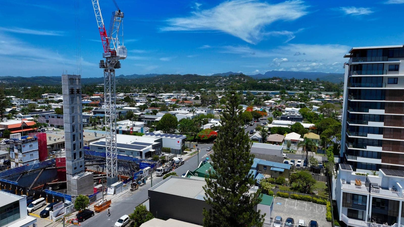 View from Residence 807, looking left 15°