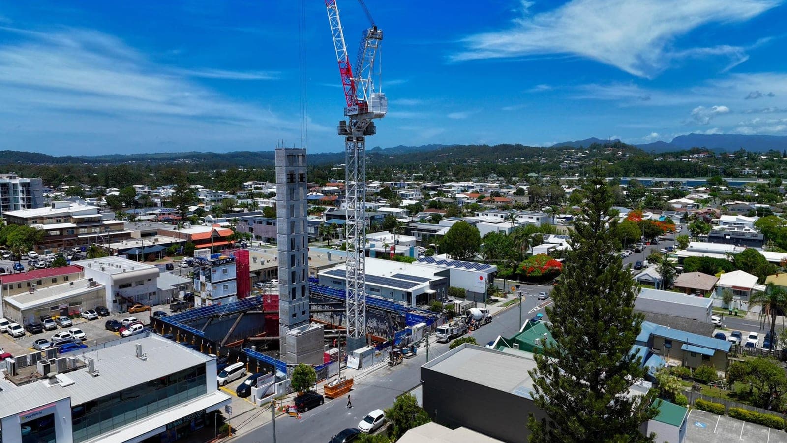 View from Residence 807, looking left 30°